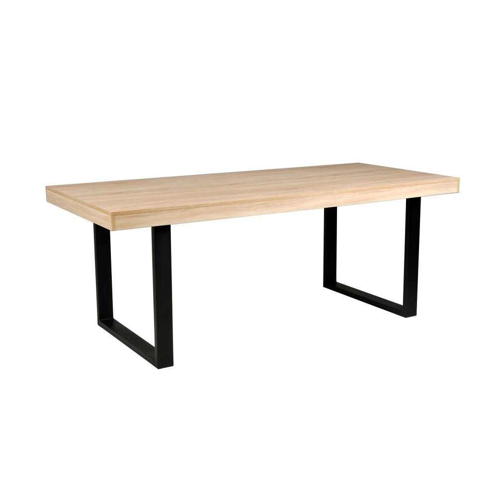 ESSTISCH TIVOLI / TISCH 200x90cm - 10 Personen - Eiche gebleicht dekor - Sonoma Eiche, Holzwerkstoff (200/90/77cm) - Weber Industries