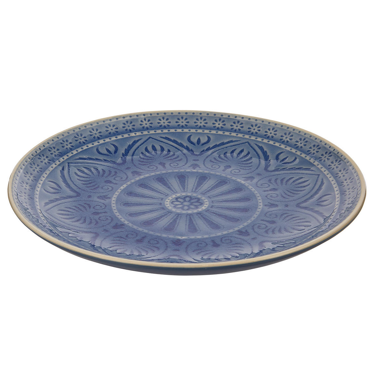 TELLER Sumatra - Hellblau, Keramik (25/25/3cm) - Butlers