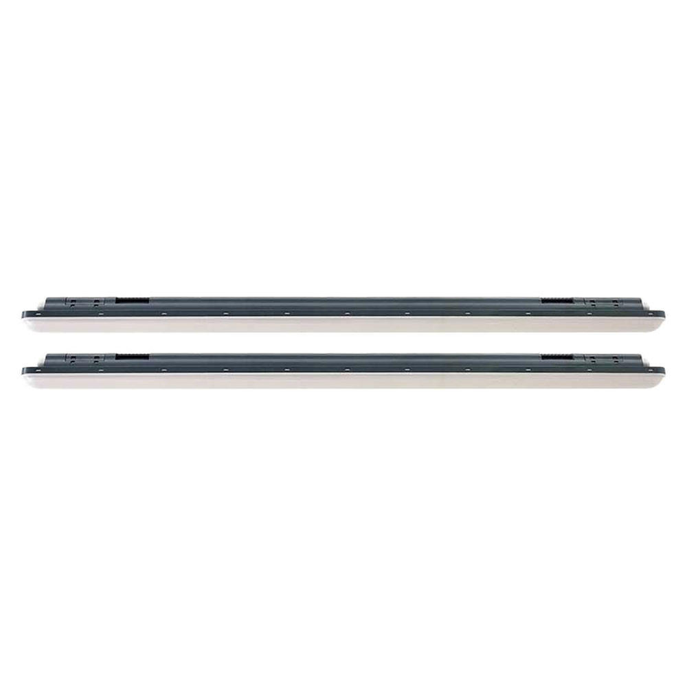 LED DECKENLEUCHTE Kunststoff Weiß 2x Set - Weiß, Kunststoff (150/6.4/6cm)