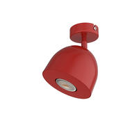 DECKENLEUCHTE Campanella X1 - Rot, Metall (8/8/18cm) - Lumicom