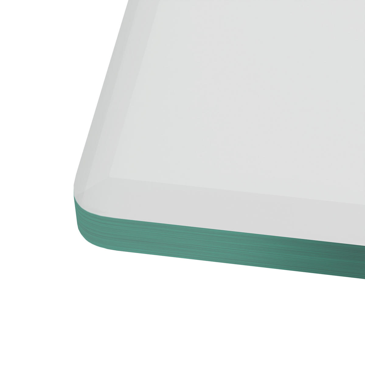 GLASPLATTE - Transparent, Glas (120/0.8/65cm) - Relaxdays
