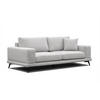SOFA MEDIOLANE 3-Sitzer, hellgrau - Hellgrau, Holzwerkstoff/Textil (233/87/96cm) - Courtois Laville