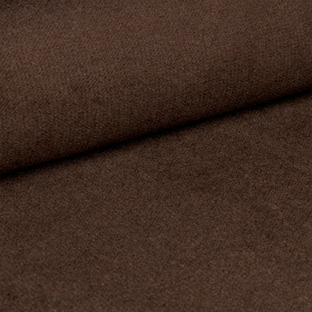 ECKSOFA L Form Artemia Braun Samt 275/210/81 cm – modernes Sofa fürs Wohnzimmer R - Silberfarben/Braun, Textil/Metall (275/210cm) - AX Living