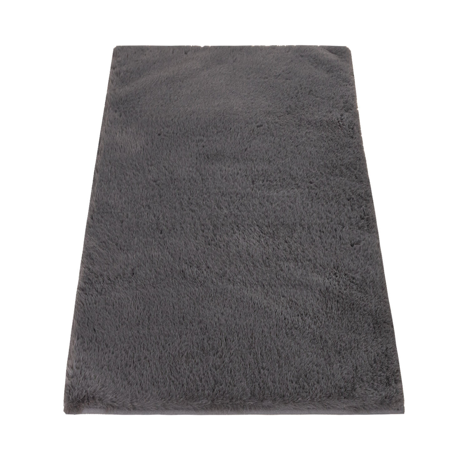 BADEMATTE 60/100 cm Comfy 340 - Anthrazit, Kunststoff (60/100cm) - Paco Home