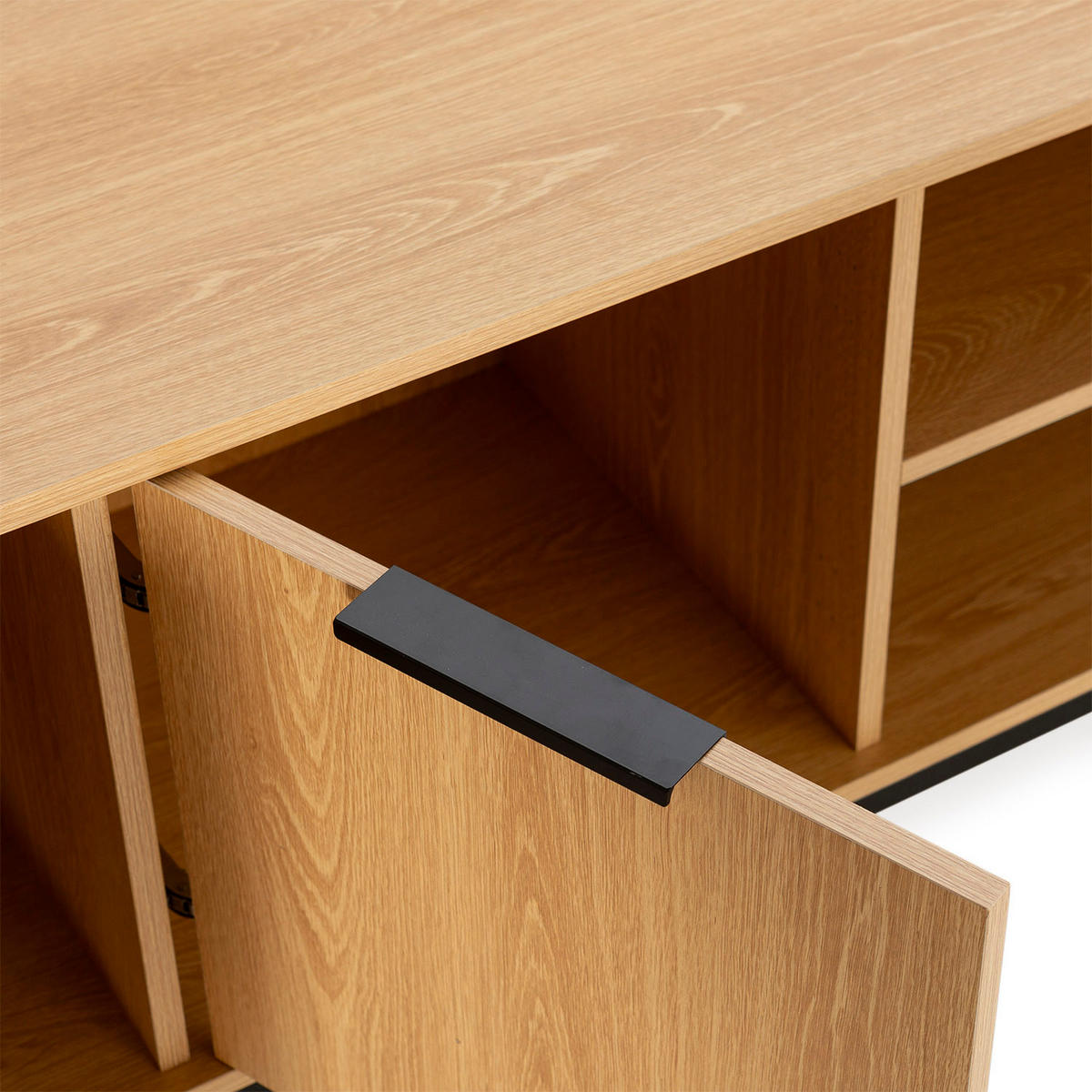 TV-ELEMENT Auri 3 türen Eichenfarbe - Honigeiche, Holzwerkstoff (160/55/40cm) - VS Venta-stock