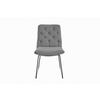 ESSZIMMERSTUHL NEW CHARME Grau Cord - Grau, Textil (52/87/66cm) - KAWOLA