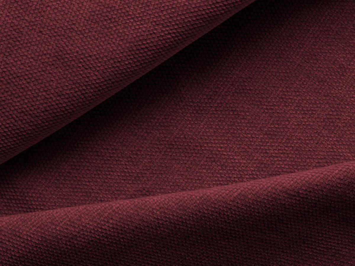 ECKSOFA Chenille Stoff Rot - Rot/Weinrot, Kunststoff/Textil (318/318cm) - Makamii