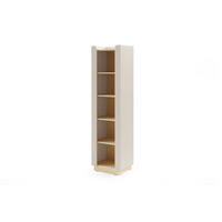 BÜCHERREGAL SOVI 02 55/201/42 cm in Macadamia / Eiche Mavelie - Eichefarben/Beige, Holzwerkstoff (55/201/42cm) - Deine Möbel 24