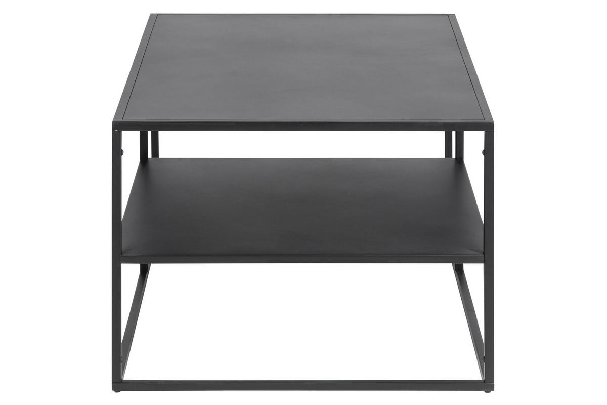 COUCHTISCH mit 1 Ablage Schwarz - Schwarz, Holzwerkstoff (60/90/45cm) - ebuy24