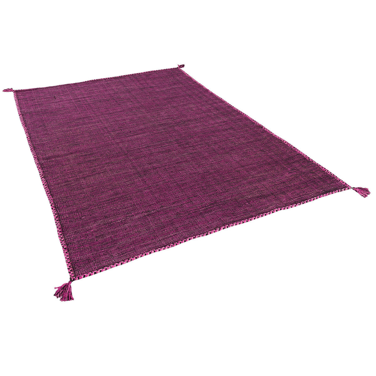 NATUR TEPPICH KELIM PRICO - Pink, Textil (200/300cm) - Pergamon