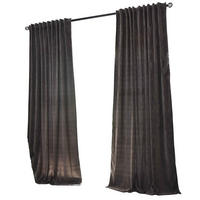 VORHANG 2ER SET HAVANNA HxB 245x135 cm Braun Gold - Braun, Textil (135/245cm) - Gardinenbox