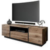 TV-ELEMENT ONYX LOFT 158 cm Push Open - Eichefarben, Holzwerkstoff (158/46/41.3cm) - Lookway