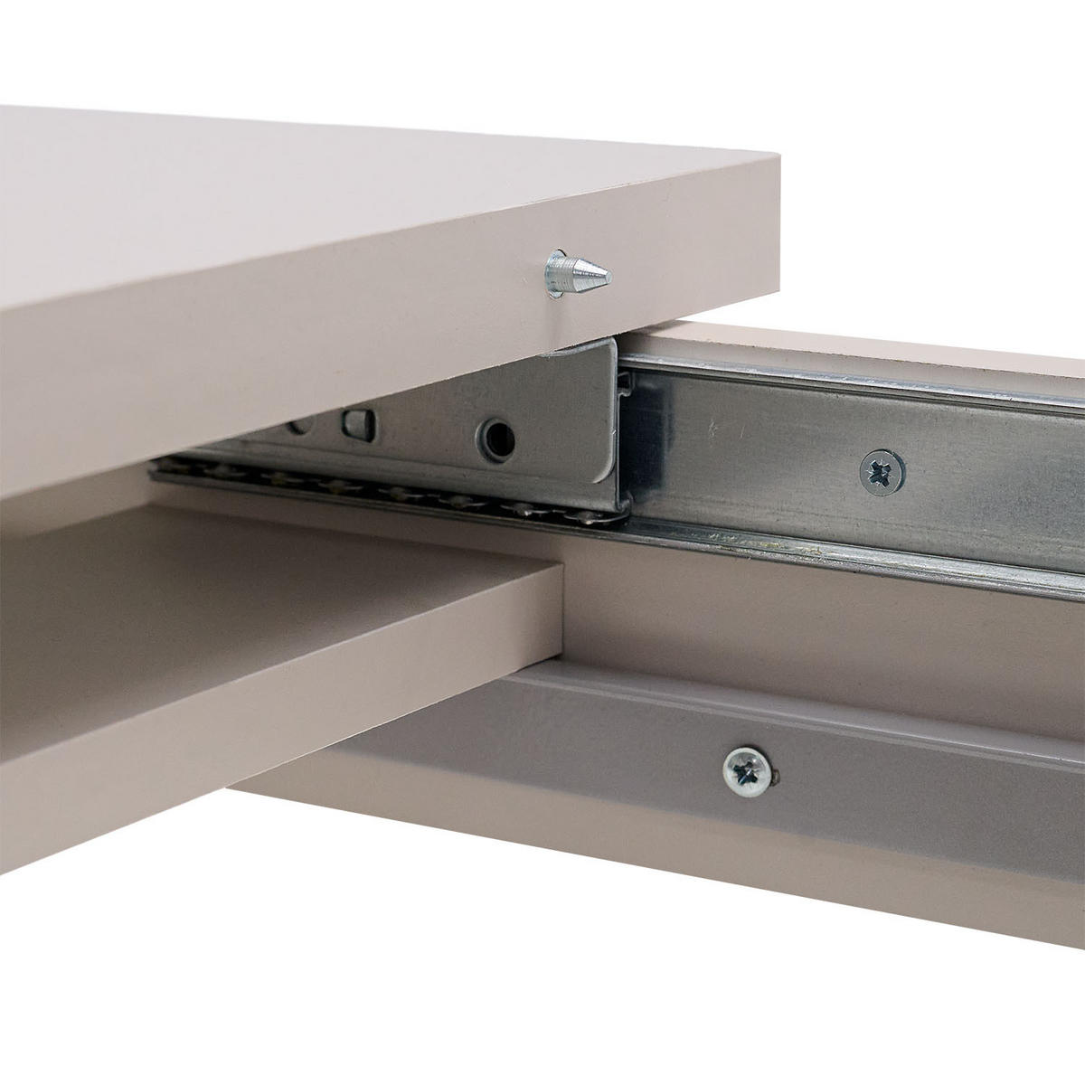 ESSTISCH in beige 160-200/80/77 cm ausziehbar - Beige/Eiche Artisan, Holz (160/80/77cm) - Homestyle4u