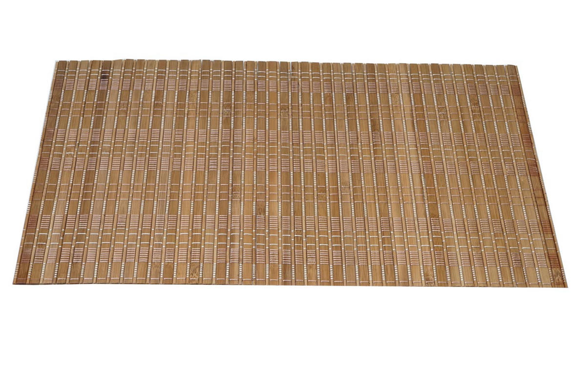 TISCHSET rechteckig Dunkelbraun 6er-Set - Dunkelbraun, Holz (30/45cm) - MCW