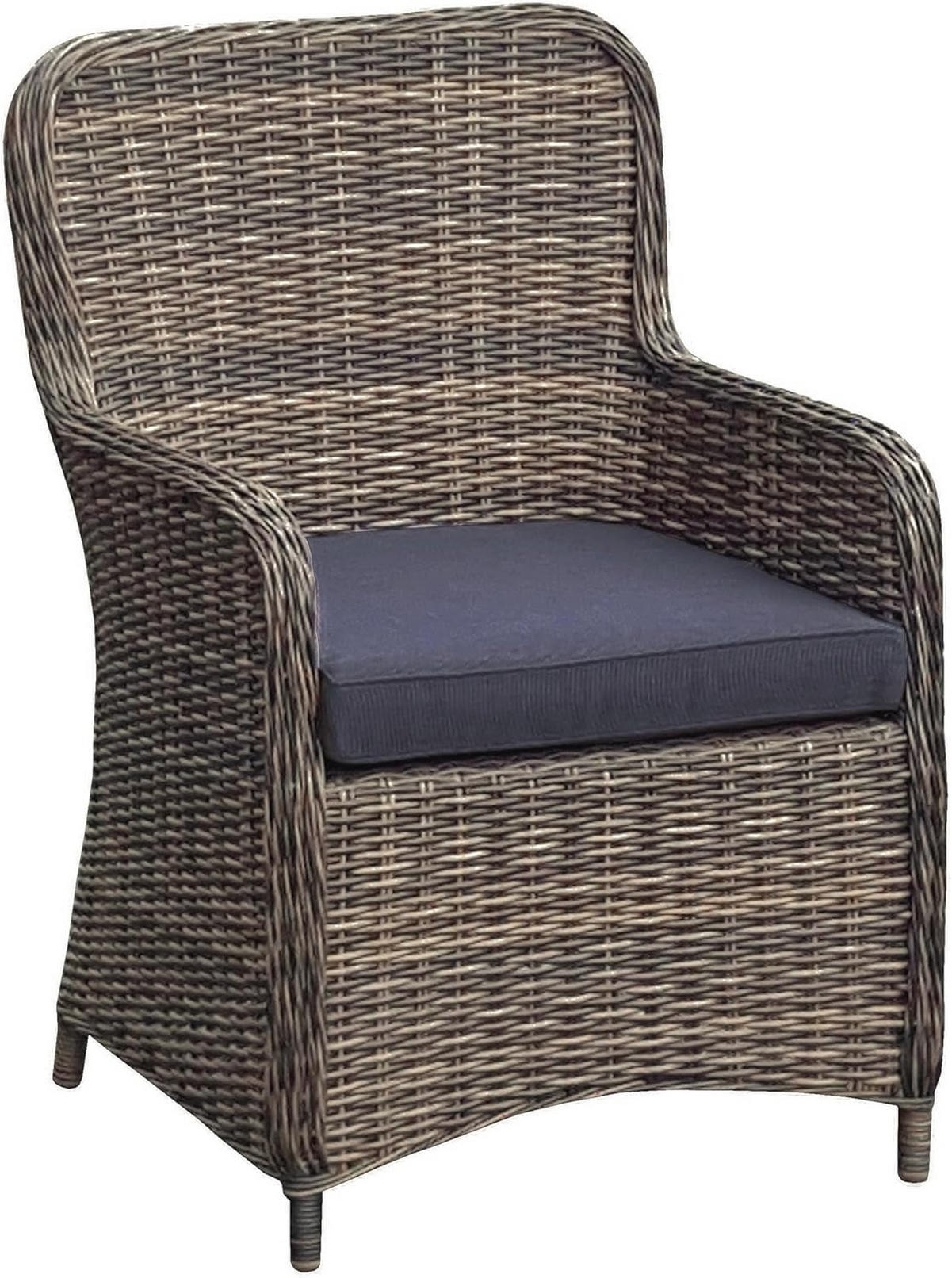 GARTENSTUHL 2er Set Lagos Relaxsessel - Braun, Kunststoff (66/93/62cm) - DELUKE