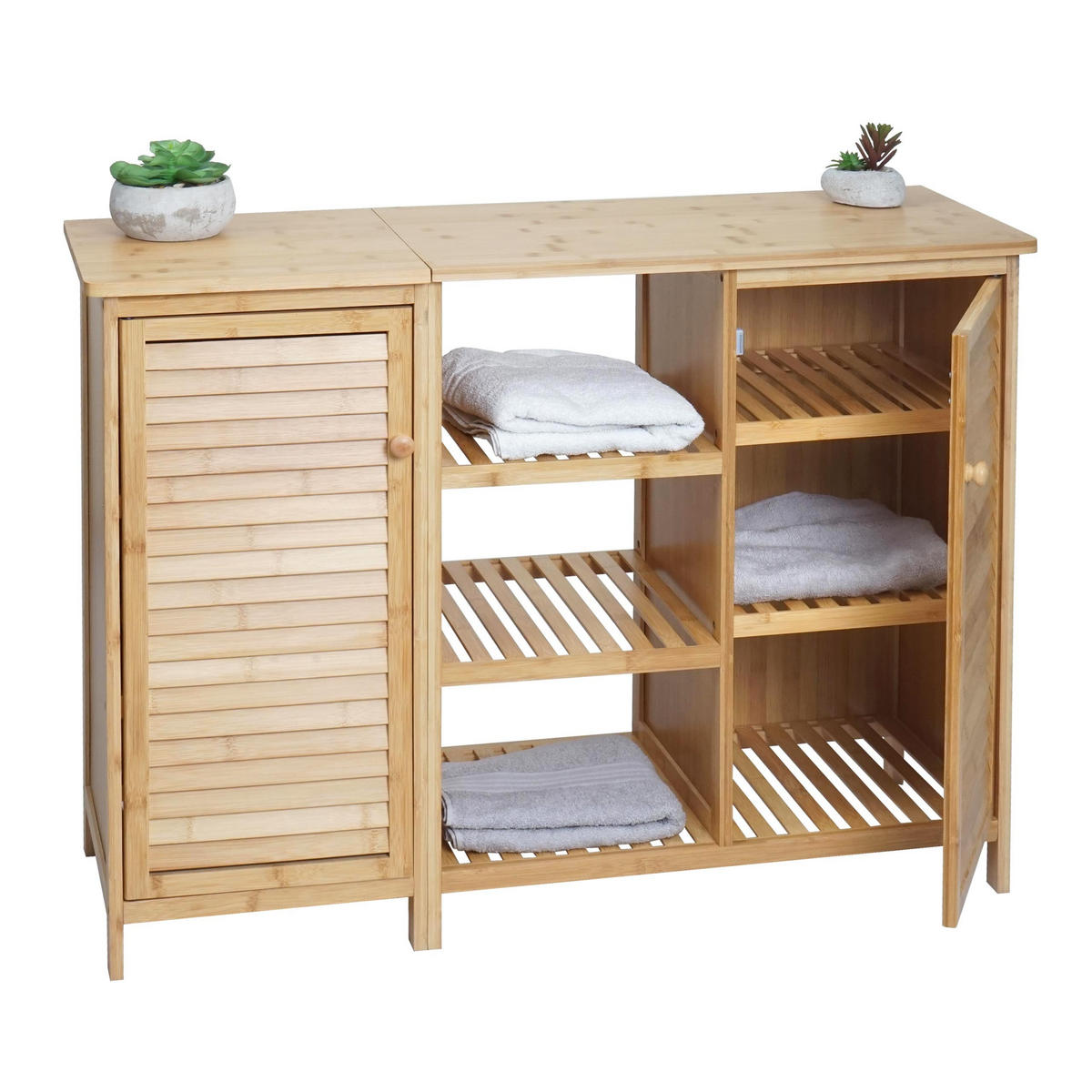 BADEZIMMERSCHRANK Braun - Braun, Holz (99/75/33cm) - MCW