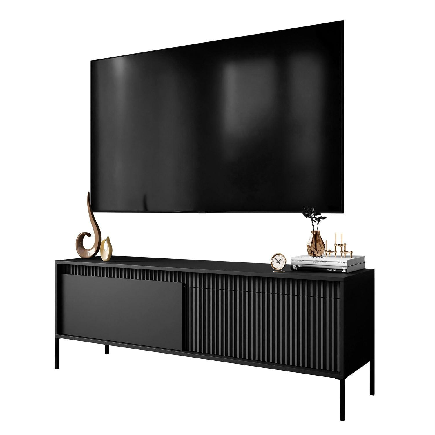 Lookway Tv-Schrank Schwarz 153.5x53.4x39.5 cm