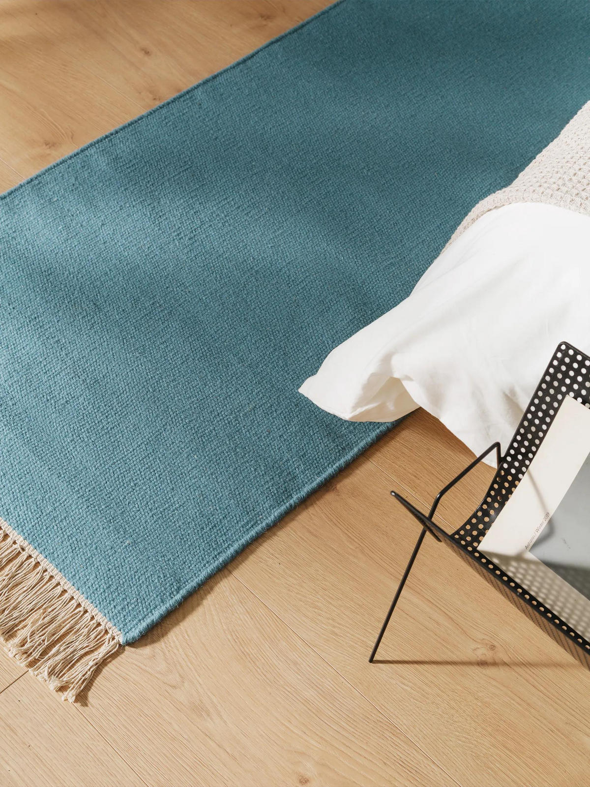 TEPPICH Liv Hellblau 80x250 cm - Hellblau, Textil (80/250cm) - benuta Pop