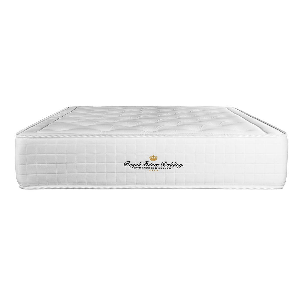 MATRATZE Buckingham Memory-Schaum 150 x 195 cm h1 - Weiß, Textil (150/195cm) - ROYAL PALACE BEDDING
