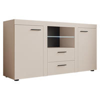 KOMMODE Rumba mit LED Beleuchtung - Sandfarben, Holzwerkstoff (156/82/40cm) - MIRJAN24