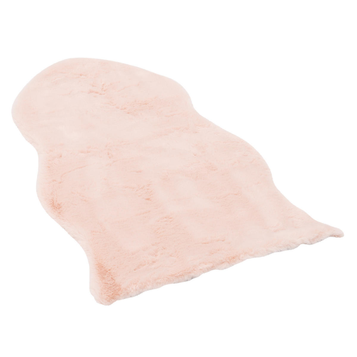 FELLTEPPICH LUXUS SUPER SOFT PLUSH SHAPE - Rosa, Textil (55/80cm) - Pergamon