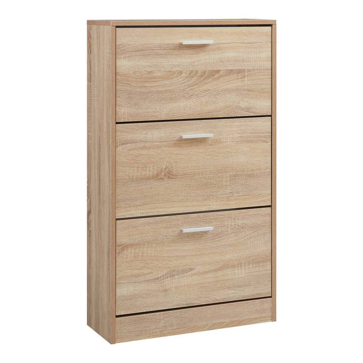 SCHUHSCHRANK Sykkylven - Sonoma Eiche, Holzwerkstoff (60/103/24cm) - [en.casa]