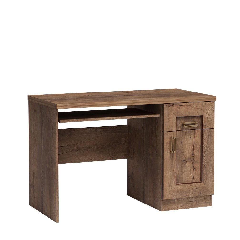 SCHREIBTISCH UDINE 118x60x78 cm Bürotisch Computertisch, Eiche Lefkas - Alteiche, Holzwerkstoff (60/118/78cm) - MASSENO