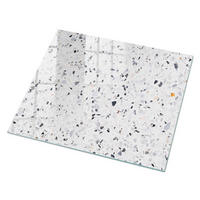 GLASPLATTE 80x60 cm – Cremefarbenes Mosaik - Gelb, Glas (0.4/80/60cm) - ArtPrintCave