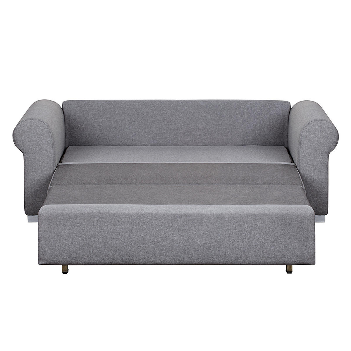 SCHLAFSOFA - Grau, Textil (164/90/90cm) - home24