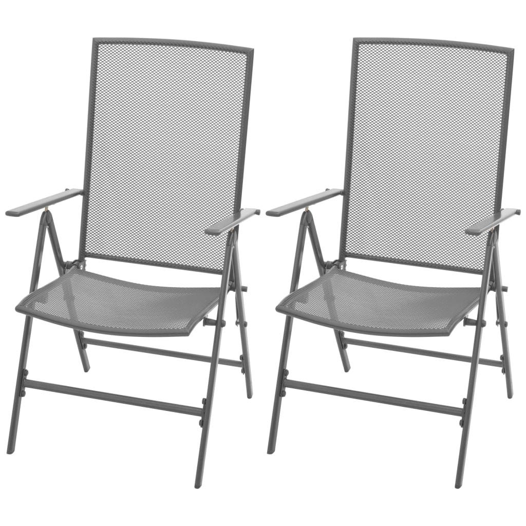 vidaXL Stapelbare Anthrazit 94x104x57 cm