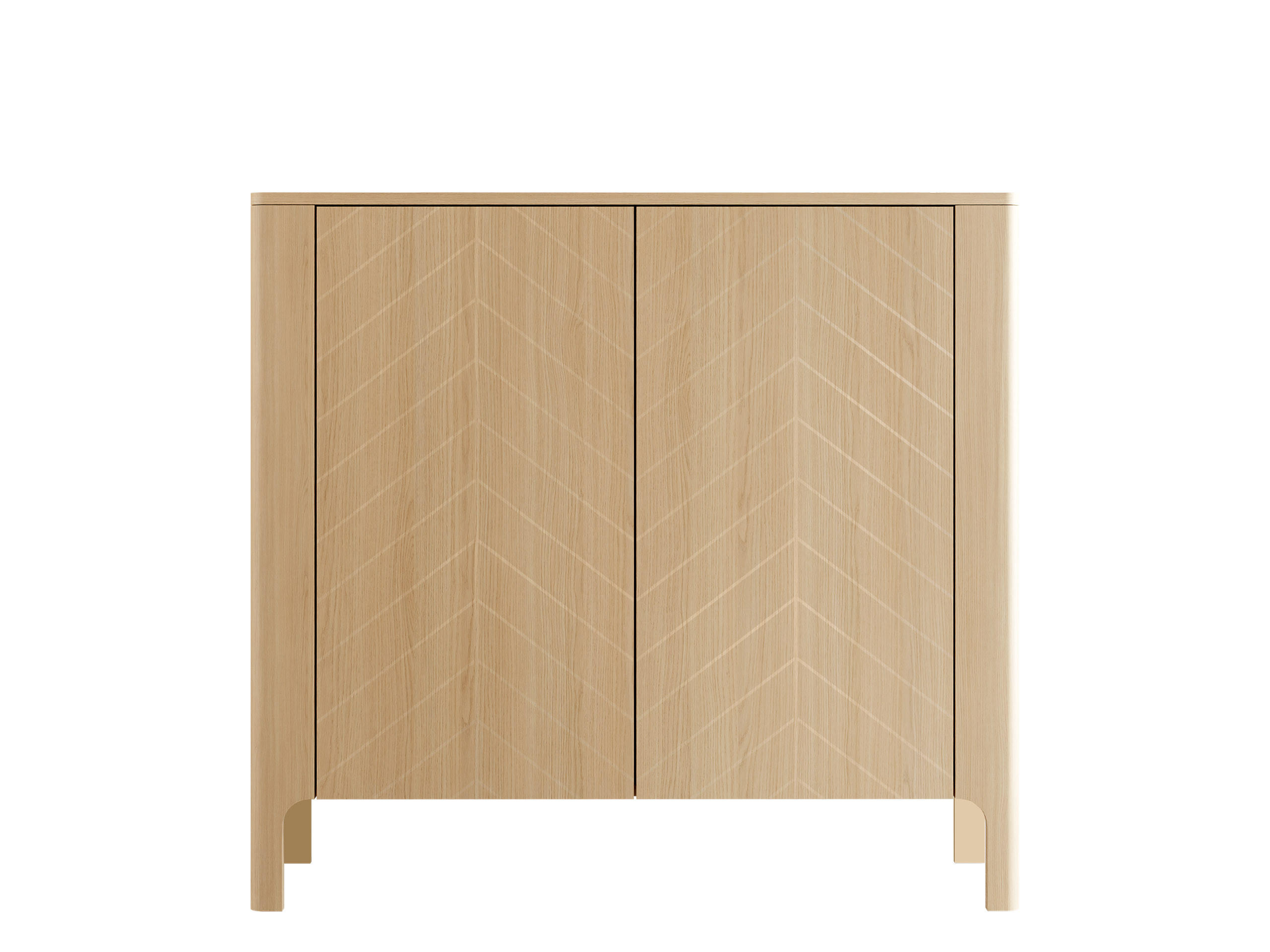 Mirjan24 Kommode Eiche 103x96x41 cm