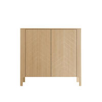 KOMMODE Malumi MM02 2D - Eichefarben/Naturfarben, Holzwerkstoff/Metall (103/96/41cm) - MIRJAN24