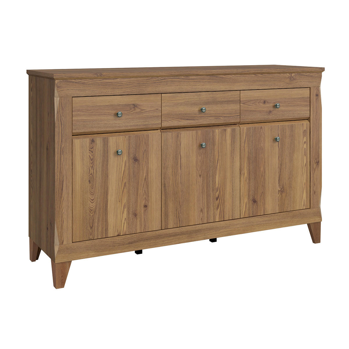 KOMODA Raya Drevo - hnedá, kompozitné drevo (156/98/47cm) - Petits-meubles
