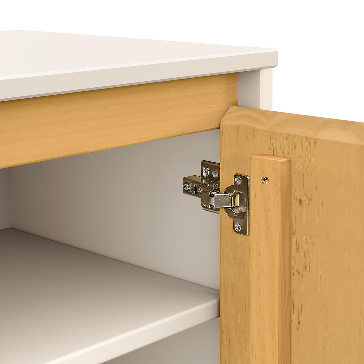 MASSIVER WASCHBECKENUNTERSCHRANK - Pinie massiv - Beige/Pinienfarben, Holz (83/62/35cm) - home24