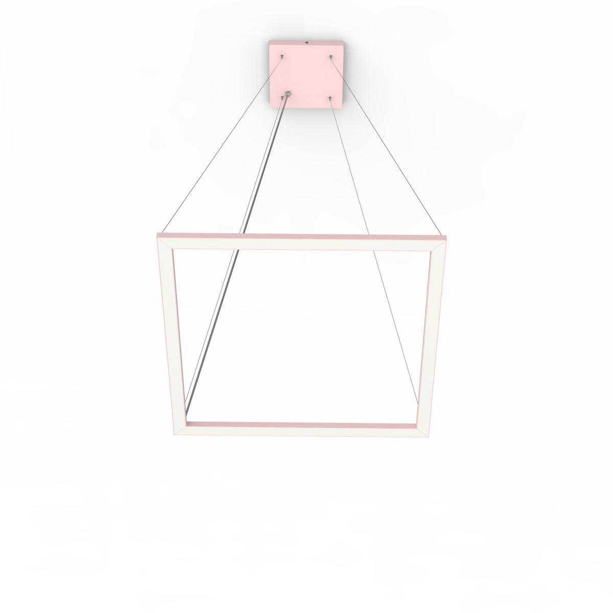 LED-HÄNGELEUCHTE - Pink, Metall (60/60/100cm) - Lumicom