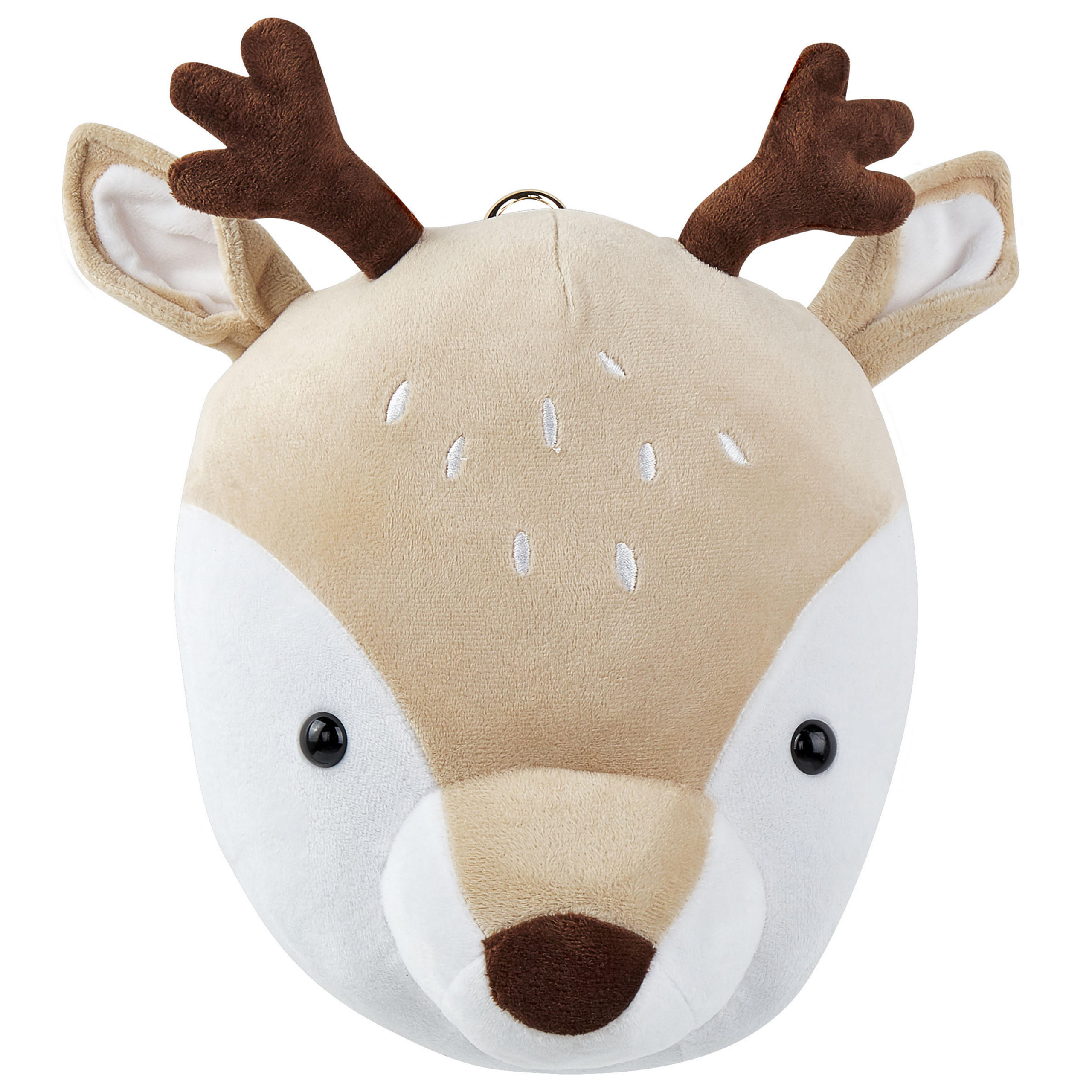 WANDDEKORATION Baumwolle beige Bambi - Beige, Textil (23/30/10cm) - Beliani