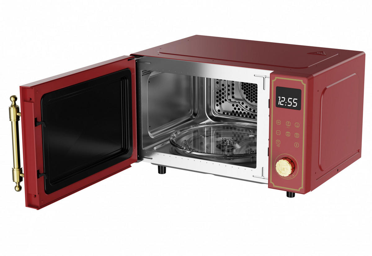 MIKROWELLE M 2530 RotEm, 25L, Rot, 25 Funktionen - Rot, Metall (51/30.3/41cm) - Kaiser Küchengeräte