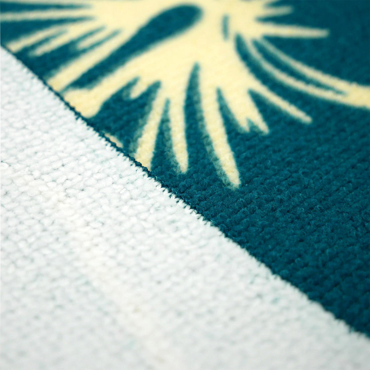 STRANDTUCH Mikrofaser Blau 90x170 220g/m² - Serifos - Blau, Textil (90/170cm) - LE COMPTOIR DE LA PLAGE