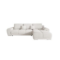 ECKSOFA BEGA L Rechts TENDER WAY 01 mit Schlaffunktion - Beige, Textil (289/185cm) - Bedante