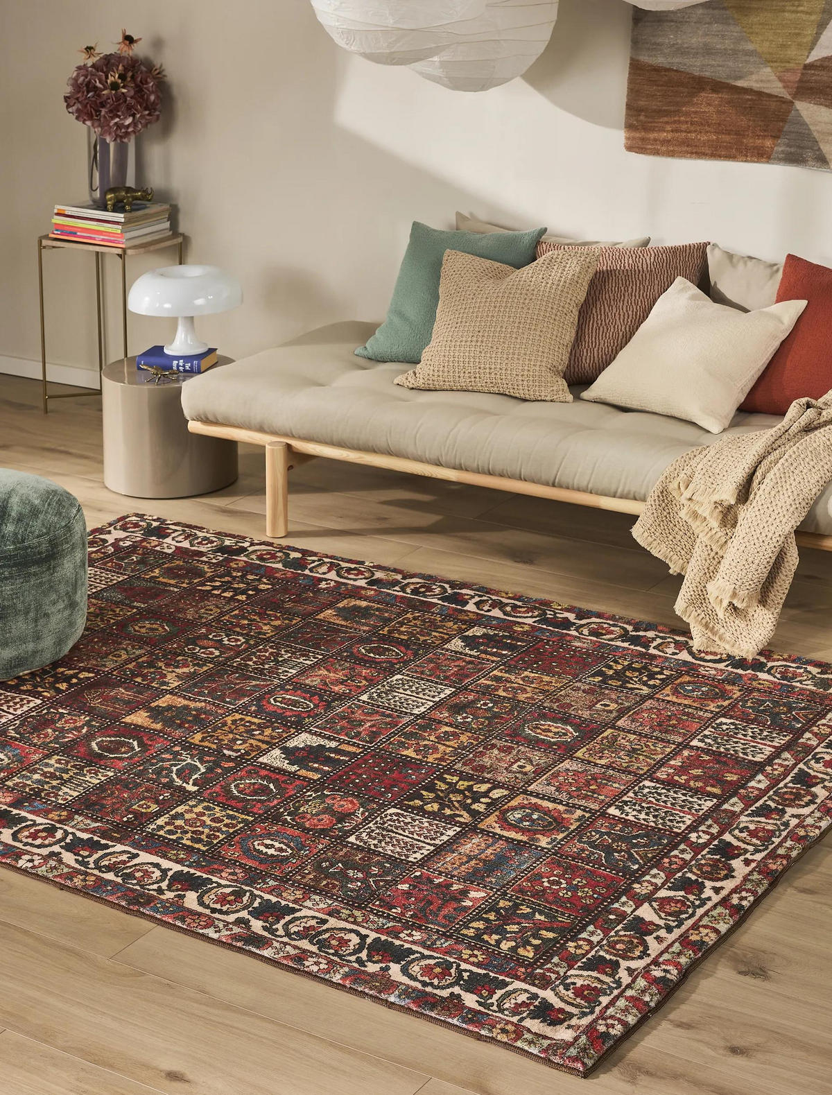 TEPPICH Mara Rot 160x230 cm - Rot, Textil (160/230cm) - benuta Pop