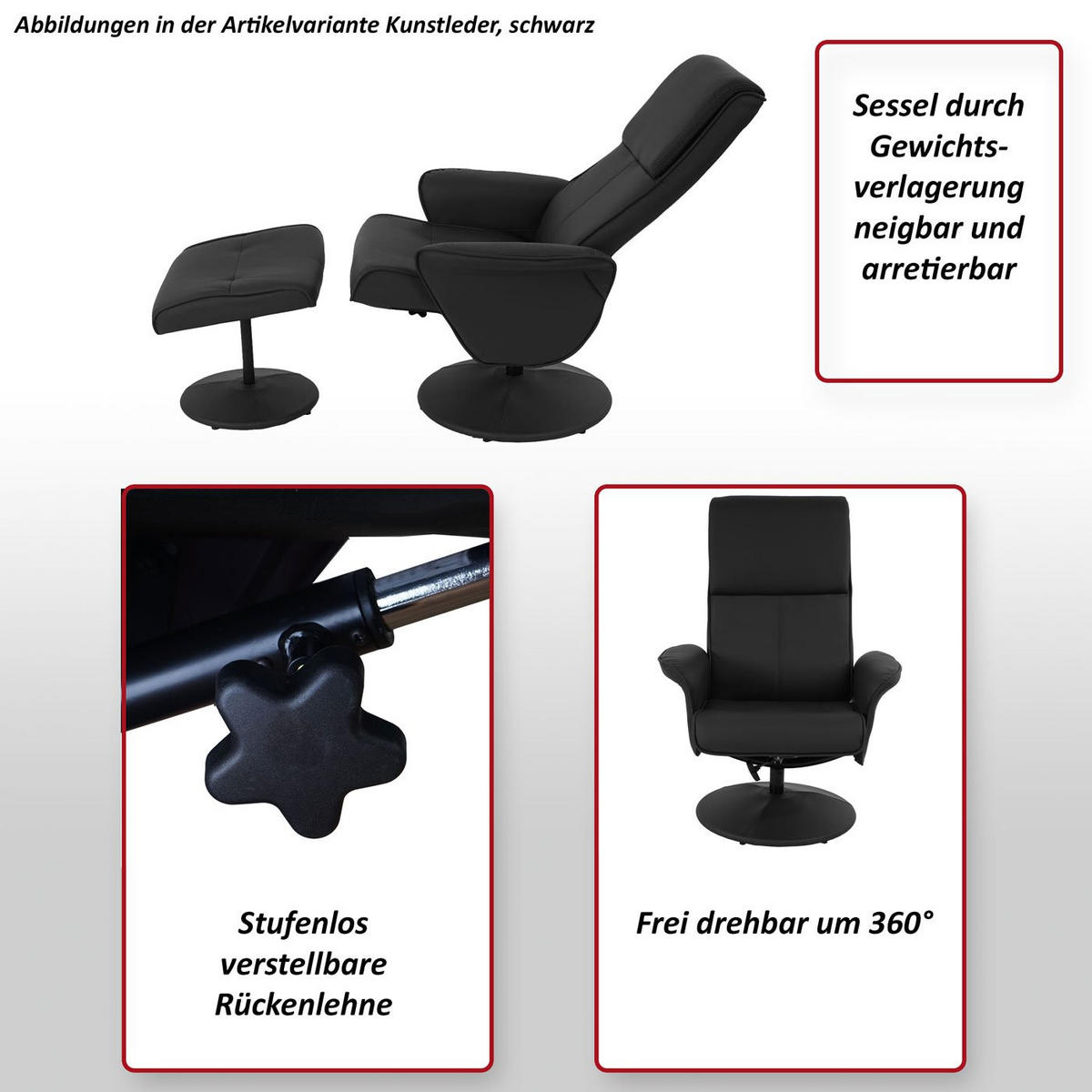 RELAXSESSEL Beige - Beige, Textil (75/114/125cm) - MCW