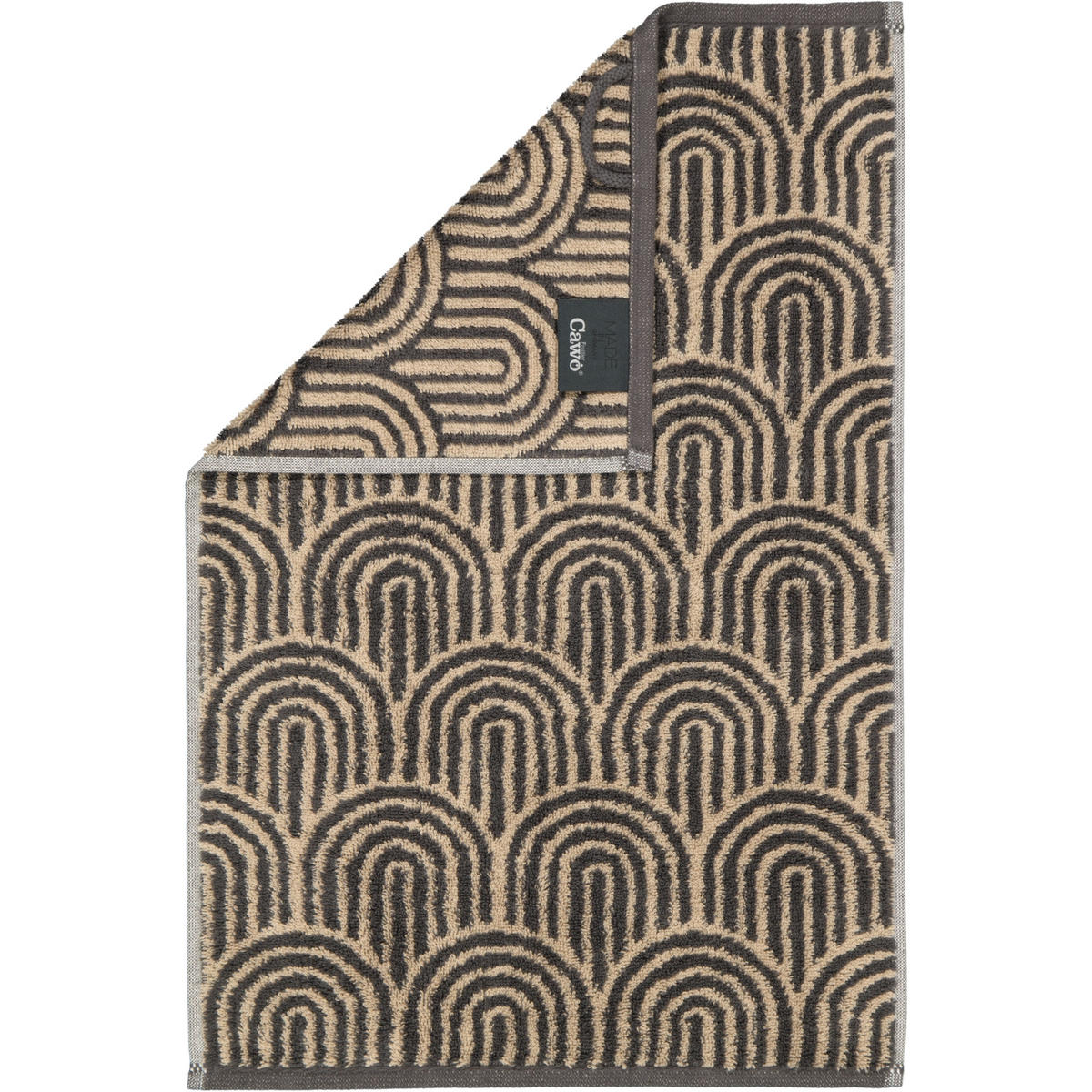 GÄSTETUCH MAISON BÖGEN 6268 BASALT - 37 - Grau, Textil (30/50cm) - Cawoe