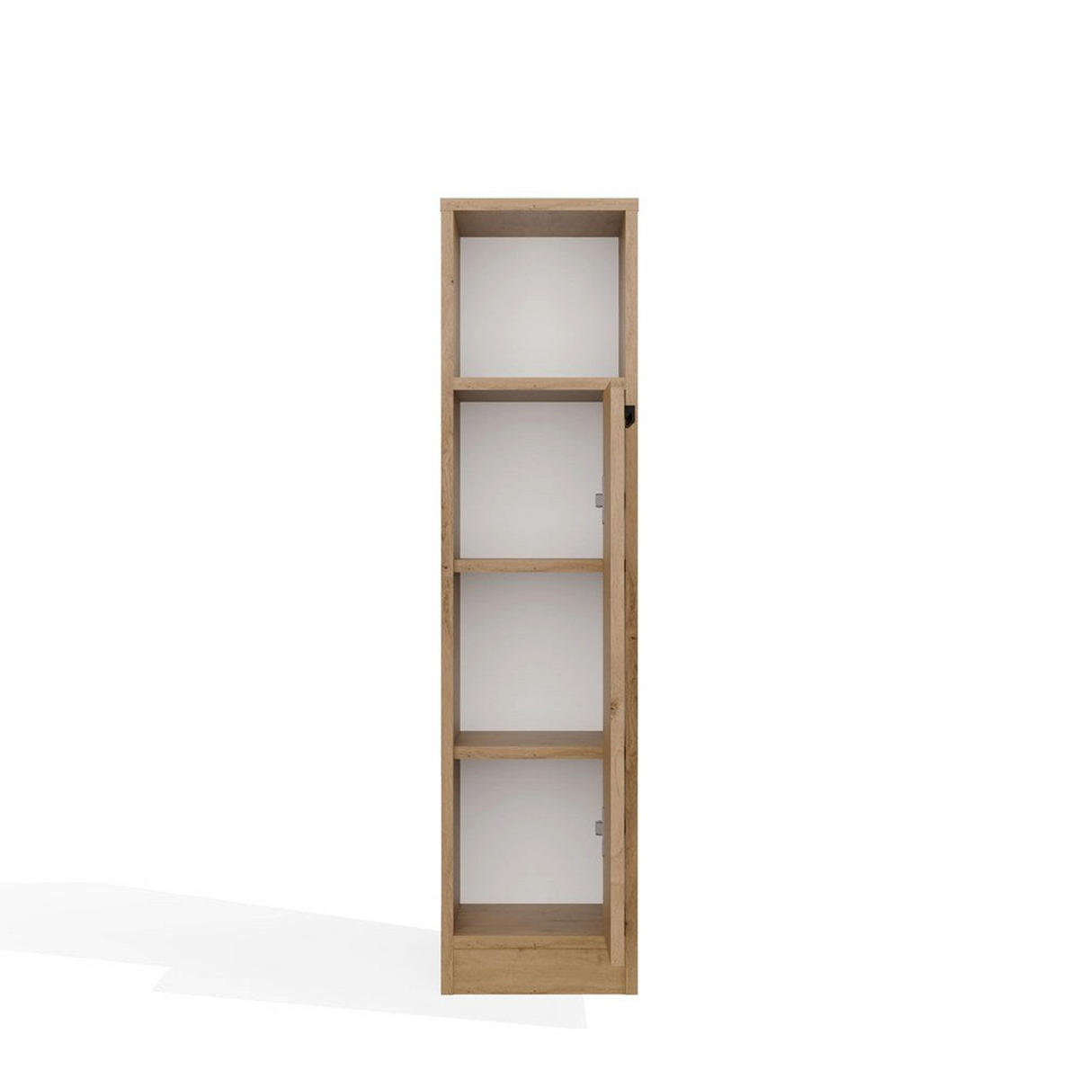 BADEZIMMERSCHRANK Iva - Eiche Wotan, Holzwerkstoff (25.5/102/24cm) - kommodly