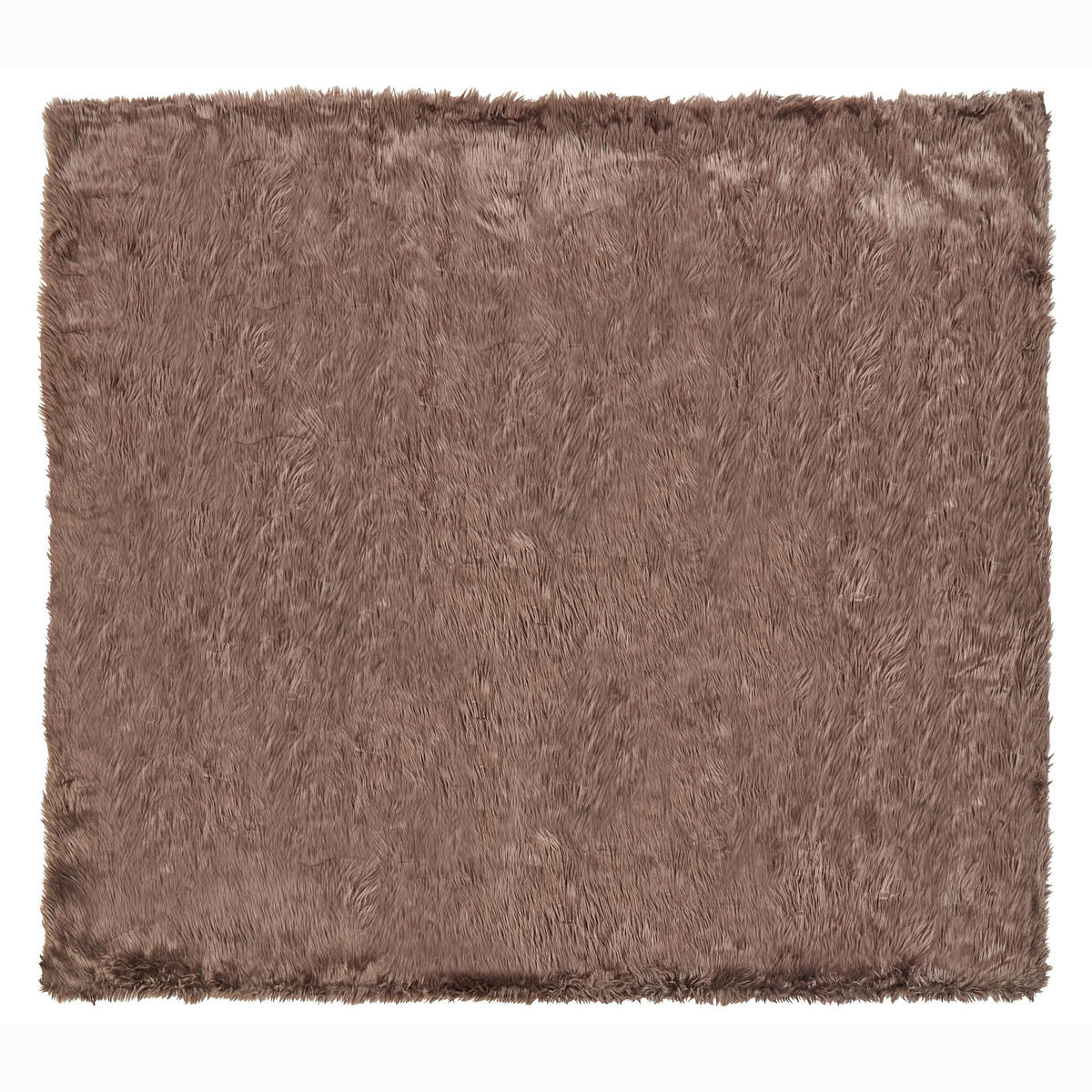 PREGRINJALO rjava 200 x 220 cm Delice - rjava, tekstil (200/220cm) - Beliani