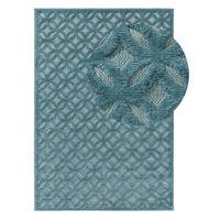 OUTDOORTEPPICH Bonte Türkis 200x290 cm - Türkis, Textil (200/290cm) - benuta Nest