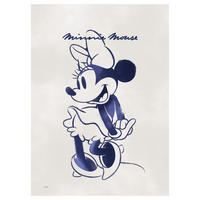 POSTER Disney - Minnie Mouse Blue - Blau, Papier (70/100/0.1cm) - Poster&Frame