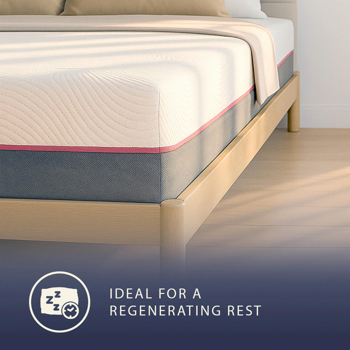 MATRATZE 140x200 | Taschenfedern + Memory Foam | 30 cm | Medizinprodukt | Hergestellt in Italien - Weiß, Textil (140/200cm)