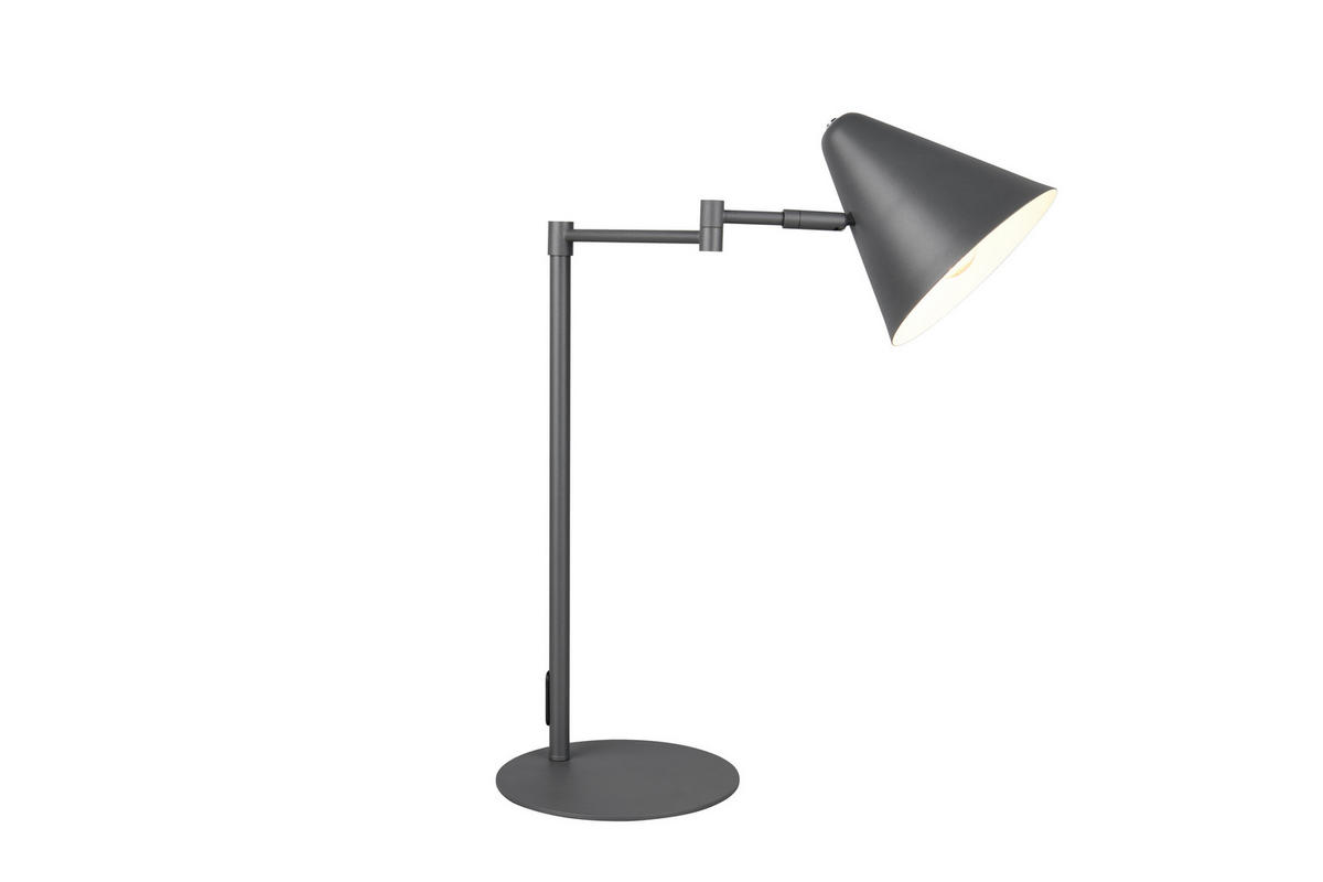 TISCHLAMPE COSIMA - Anthrazit - 15/15/50.5 cm - Anthrazit, Metall (41.5/41.5/50.5cm) - Trio Leuchten