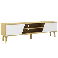 TV-MÖBEL Braun 1 Stück - Braun, Holzwerkstoff (150/42/30cm) - GiPP