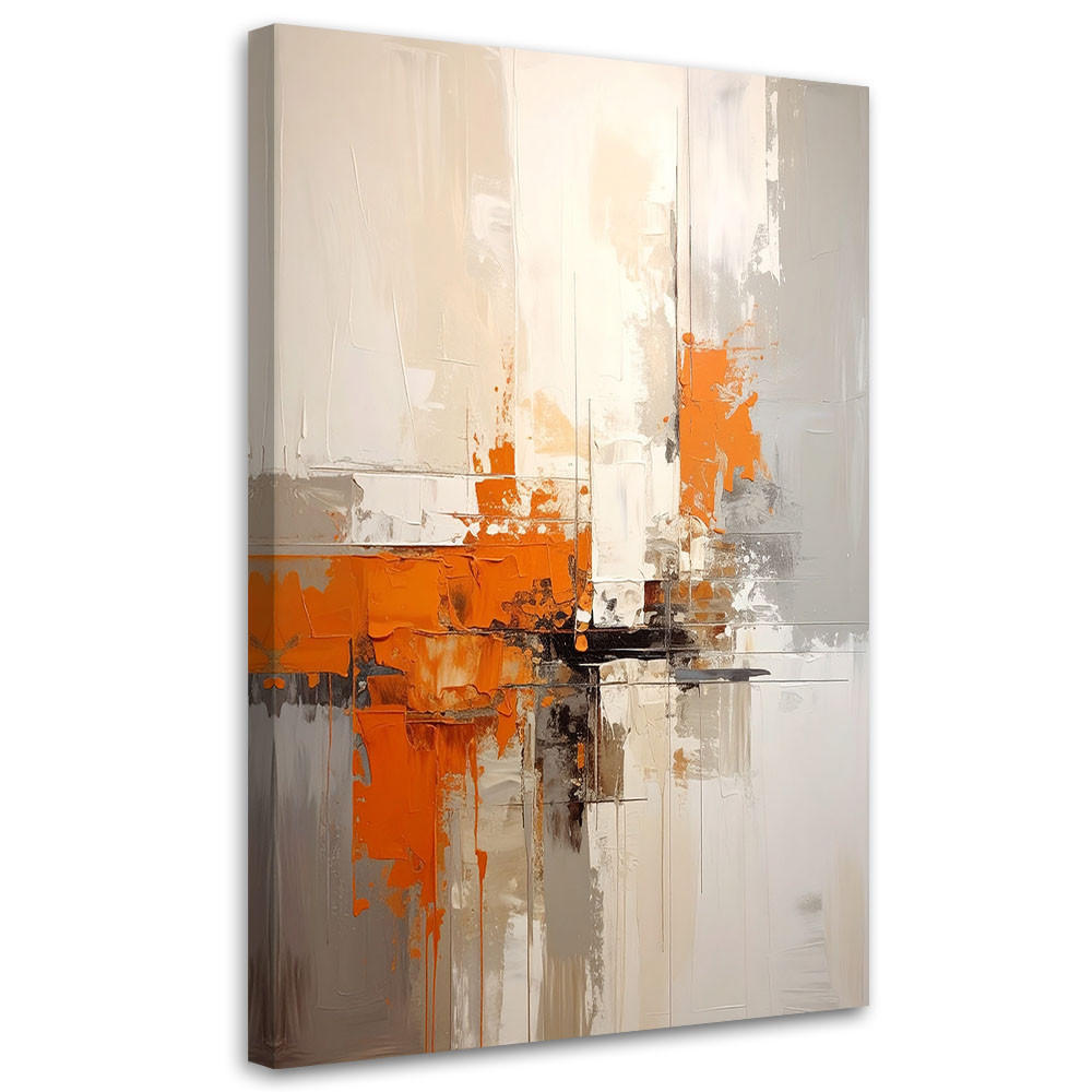 Feeby Leinwandbild, Orange 30x45 cm